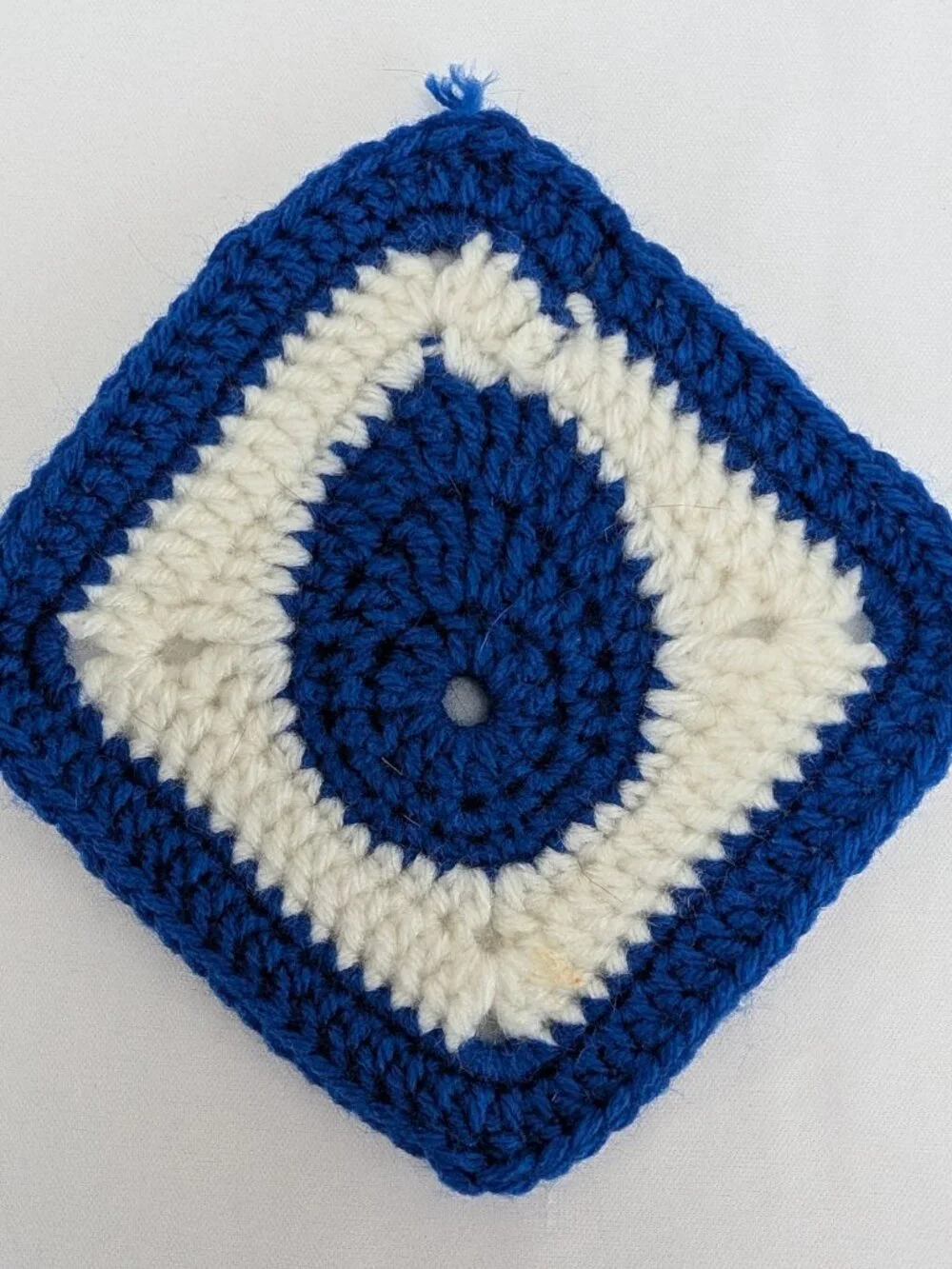 Handmade Crochet Potholders Set of 9 Multicolor Hot Pads Egg Center Rainbow 5